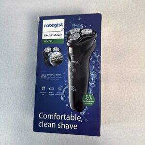 Rategist Wet Dry Cordless Electric Shaver WD-787 New In Box